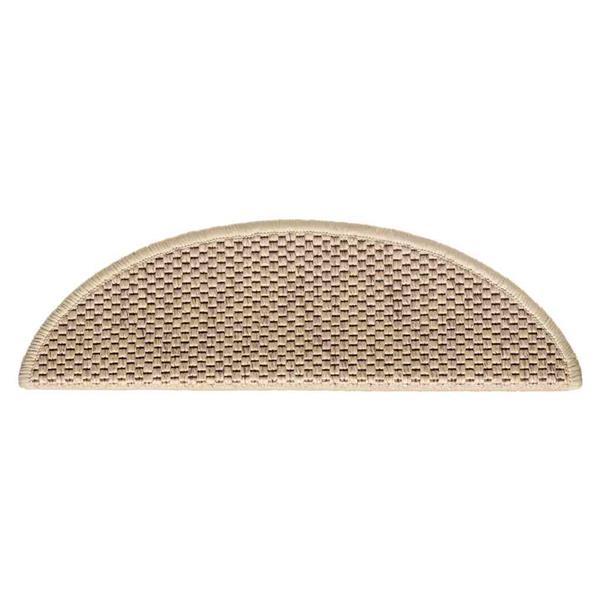 Grote foto vidaxl trapmatten zelfklevend 15 st sisal look 56x17x3 cm zandkleurig huis en inrichting overige huis en inrichting