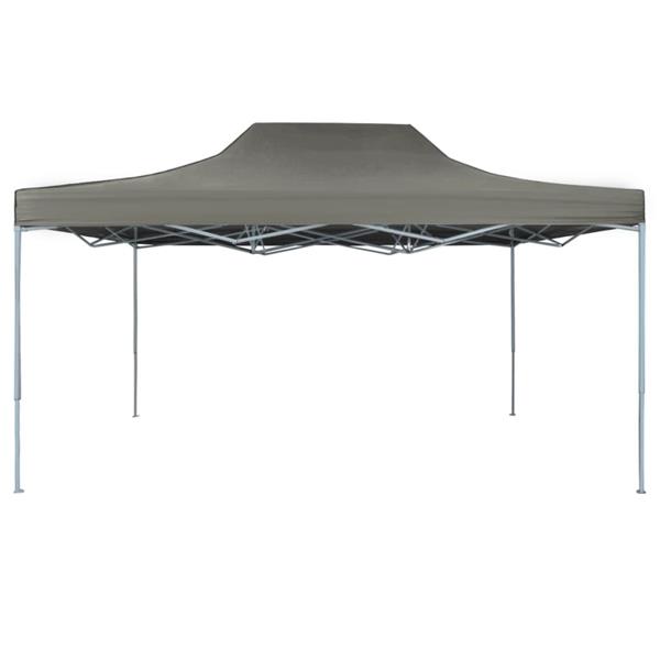 Grote foto vidaxl partytent inklapbaar 3x4 m staal antraciet tuin en terras overige tuin en terras
