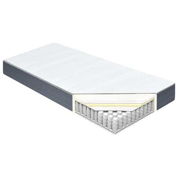 Grote foto vidaxl boxspringmatras 200x80x20 cm huis en inrichting matrassen en bedbodems