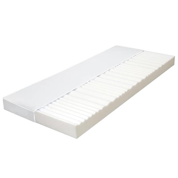 Grote foto vidaxl matras 7 zone 10 cm pu schuim h2 h3 90x200 cm huis en inrichting matrassen en bedbodems