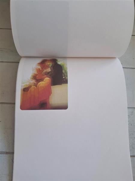 Grote foto briefpapier met romantische prenten seventies verzamelen retro