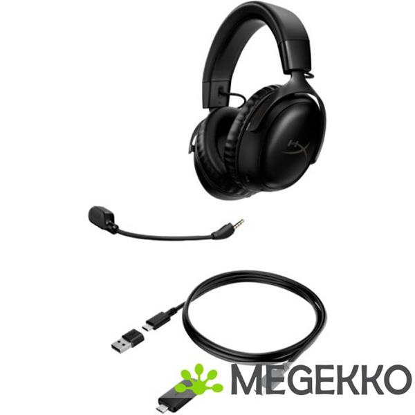 Grote foto hyperx cloud iii draadloos zwart audio tv en foto koptelefoons