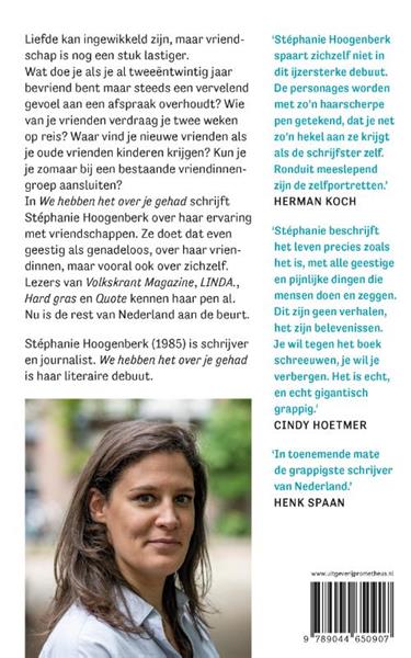 Grote foto we hebben het over je gehad boeken overige boeken