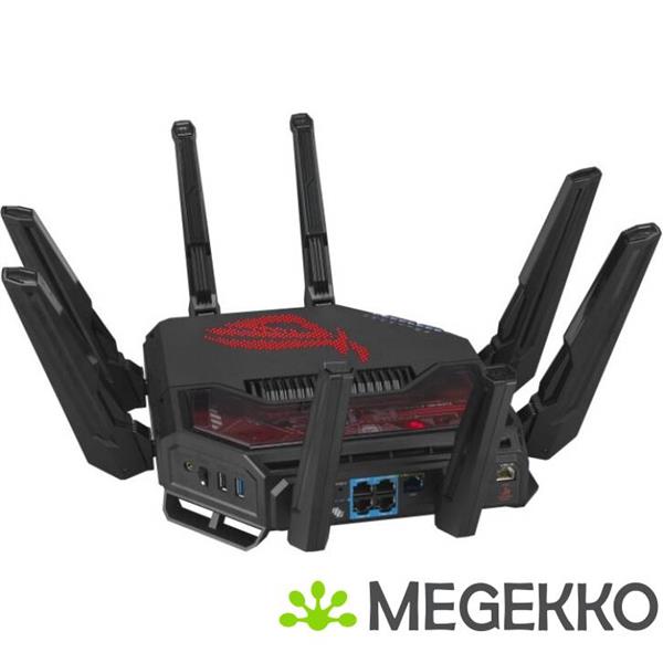 Grote foto asus rog rapture gt be19000 draadloze router multi gigabit ethernet tri band 2 4 ghz 5 ghz 6 gh computers en software netwerkkaarten routers en switches