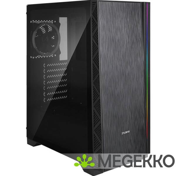 Grote foto zalman z3 neo midi tower schwarz gehuse usb 2.0 midi tower zwart computers en software behuizingen en kasten