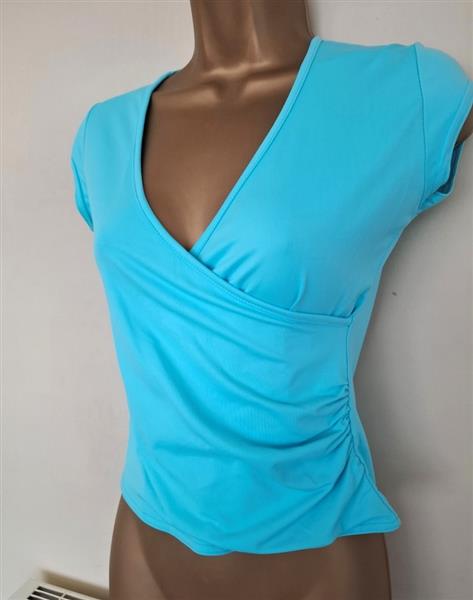 Grote foto elegant turquoise cache coeur topje 36 38 kleding dames tops