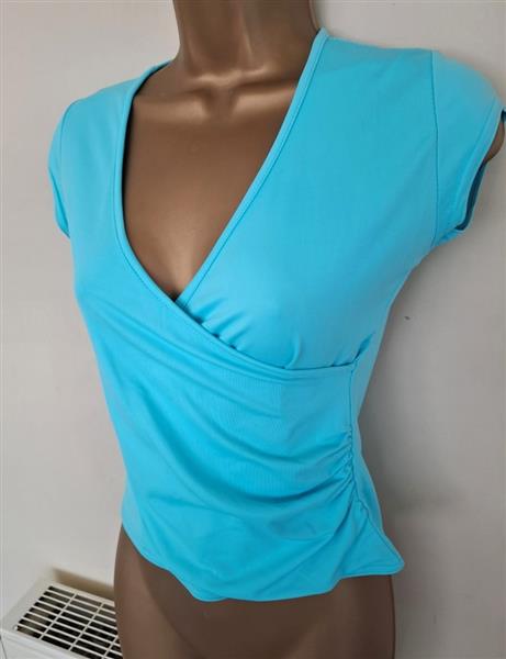 Grote foto elegant turquoise cache coeur topje 36 38 kleding dames tops