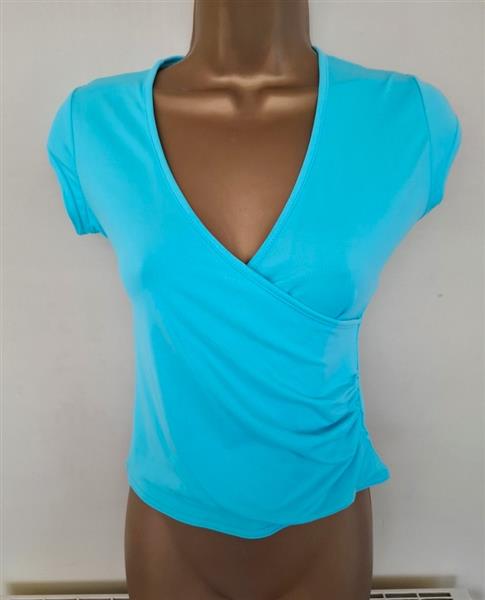 Grote foto elegant turquoise cache coeur topje 36 38 kleding dames tops