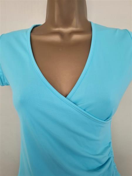 Grote foto elegant turquoise cache coeur topje 36 38 kleding dames tops
