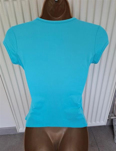 Grote foto elegant turquoise cache coeur topje 36 38 kleding dames tops