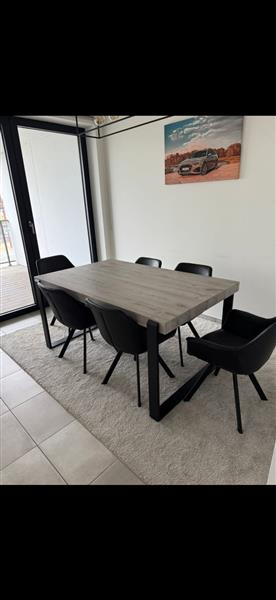 Grote foto tafel en stoelen huis en inrichting eettafels