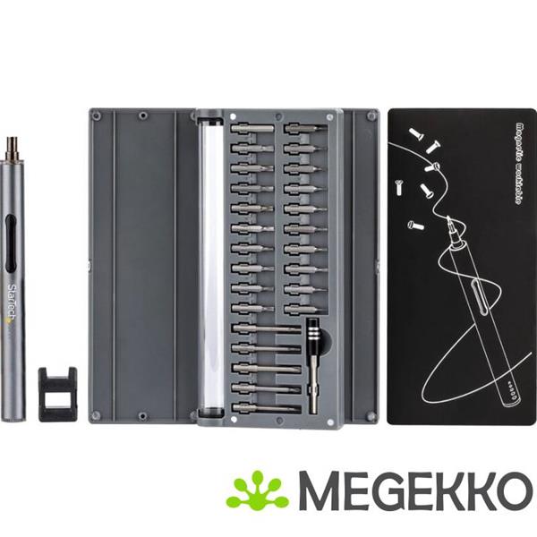Grote foto startech.com 55 bit elektrische precisie schroevendraaier set mini schroevendraaier op batterij voor computers en software overige computers en software