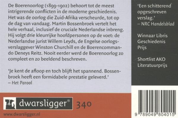 Grote foto de boerenoorlog dwarsligger 340 boeken geschiedenis wereld