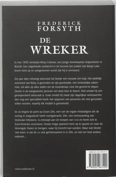 Grote foto de wreker boeken thrillers