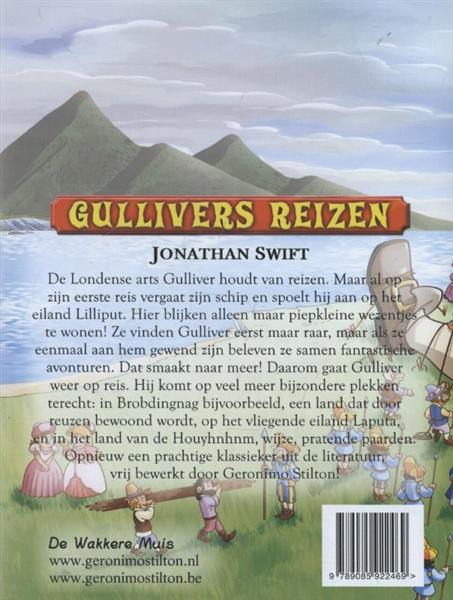 Grote foto gullivers reizen geronimo stilton klassiekers boeken jeugd 13 jaar en ouder