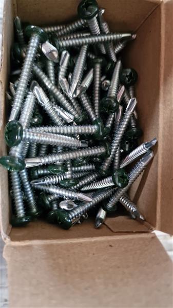 Grote foto zelf borende gaasschroef verzinkt 4 8 x 16 mm doe het zelf en verbouw ijzerwaren en bevestigingsmiddelen