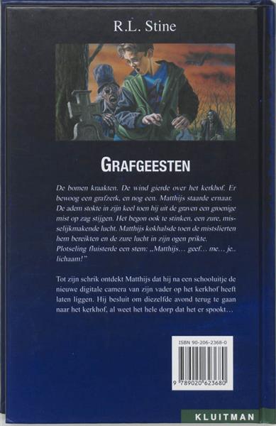 Grote foto grafgeesten kippenvel boeken jeugd 13 jaar en ouder