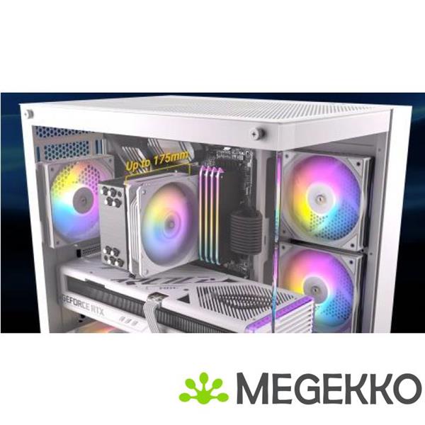 Grote foto antec cx800 argb white computers en software behuizingen en kasten