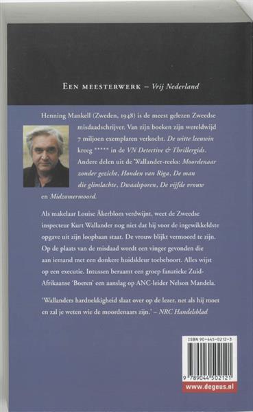 Grote foto de witte leeuwin inspecteur wallander reeks 3 boeken thrillers
