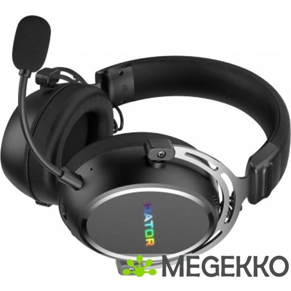 Grote foto hator hypergang 3 wireless noise cancelling rgb gaming headset zwart audio tv en foto koptelefoons