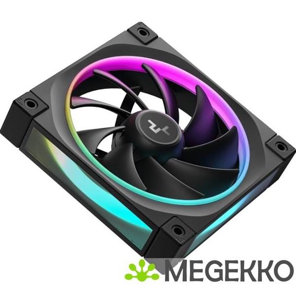 Grote foto deepcool fl12 computer behuizing ventilator 12 cm zwart 1 stuk s computers en software overige computers en software