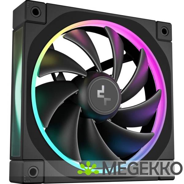 Grote foto deepcool fl12 computer behuizing ventilator 12 cm zwart 1 stuk s computers en software overige computers en software