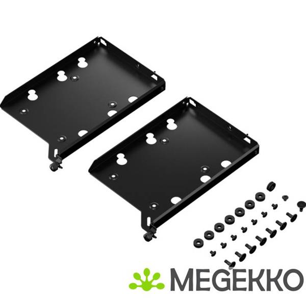 Grote foto fractal design hdd drive tray kit type b black dual pack computers en software overige computers en software