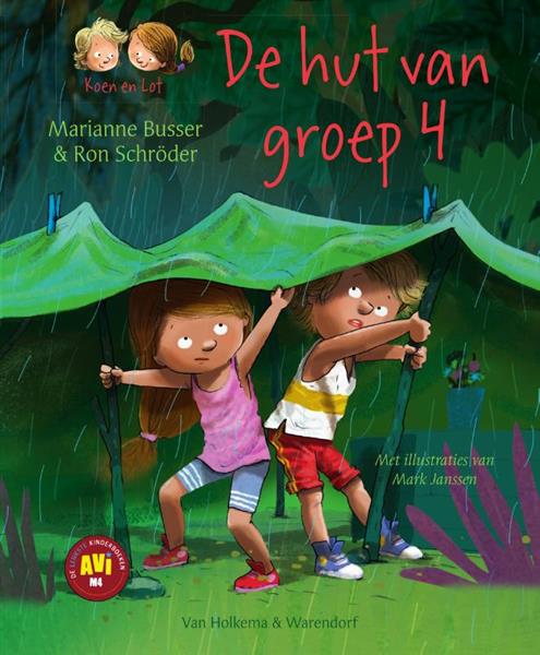 Grote foto de hut van groep 4 koen en lot 7 boeken jeugd 13 jaar en ouder