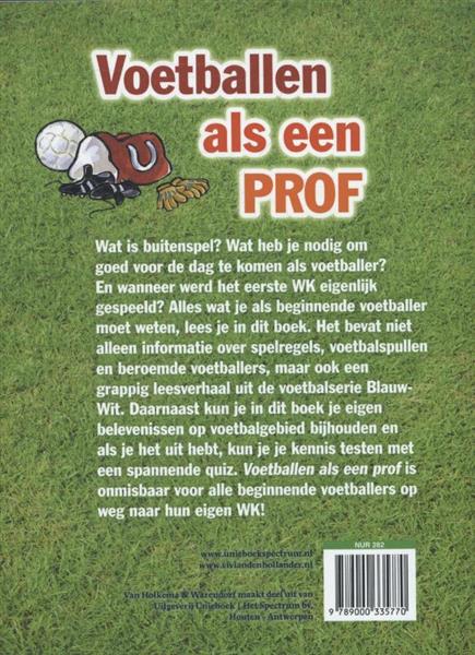 Grote foto voetballen als een prof boeken jeugd 13 jaar en ouder