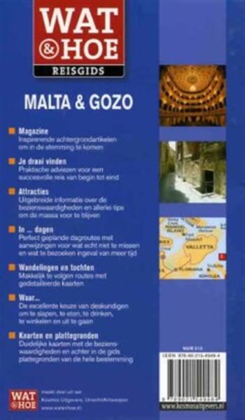 Grote foto wat hoe malta en gozo wat hoe reisgids boeken overige boeken