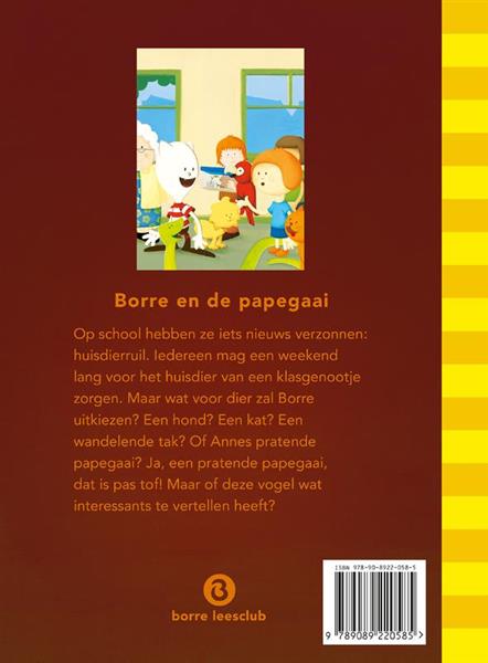 Grote foto borre en de papegaai de gestreepte boekjes boeken jeugd 13 jaar en ouder
