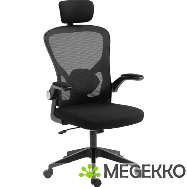 Grote foto sandberg 640 97 bureau en computerstoel gecapitonneerde zitting netrugleuning spelcomputers games overige merken