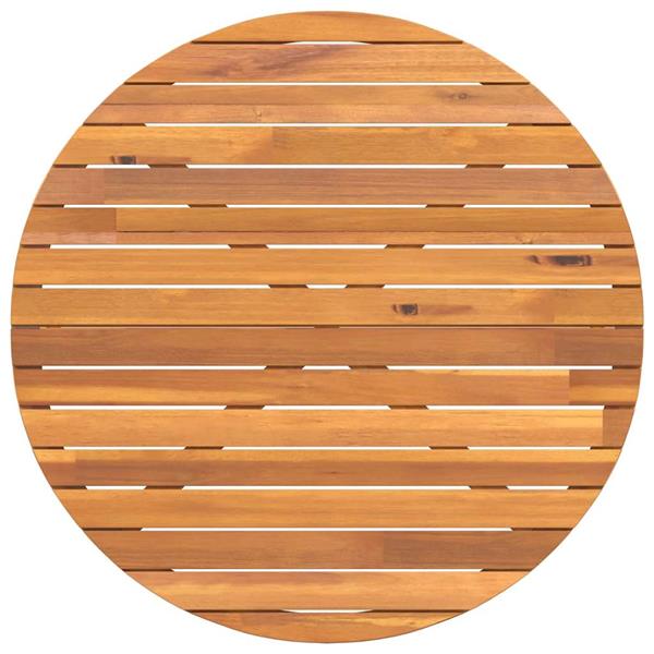Grote foto vidaxl tuintafel rond 110x75 cm massief acaciahout tuin en terras tuinmeubelen
