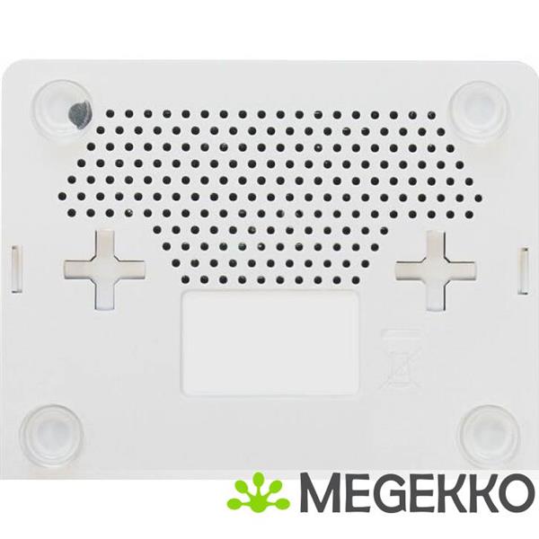 Grote foto mikrotik rb750gr3 ethernet lan turkoois wit bedrade router computers en software netwerkkaarten routers en switches