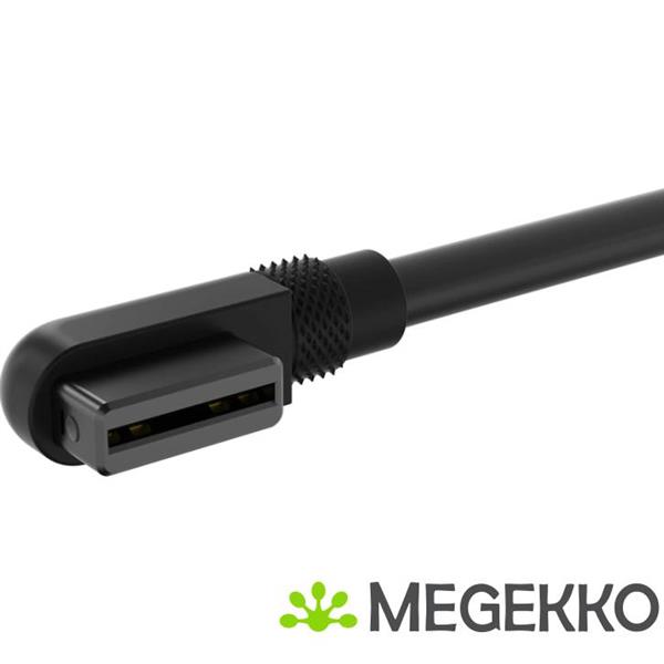 Grote foto corsair icue link cable 2x 135mm 90 zwart computers en software overige computers en software