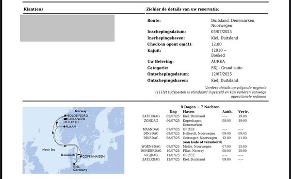 Grote foto cruise vakantie overige vakantie