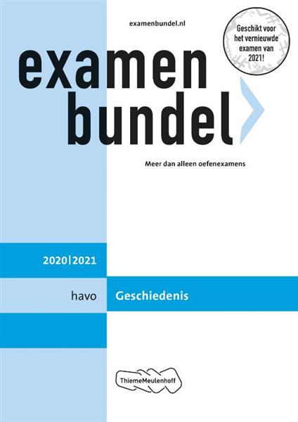 Grote foto examenbundel havo geschiedenis 2020 2021 boeken overige boeken