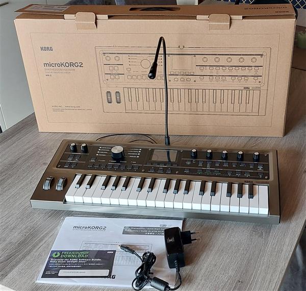 Grote foto microkorg2 perfecte staat titanium kleur muziek en instrumenten synthesizers