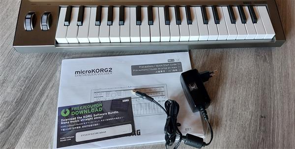 Grote foto microkorg2 perfecte staat titanium kleur muziek en instrumenten synthesizers