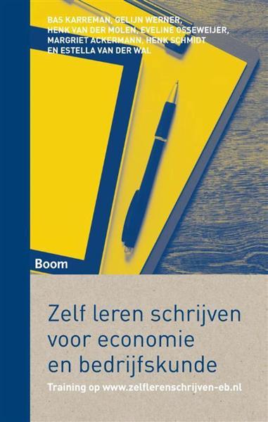 Grote foto zelf leren schrijven voor economie en bedrijfskunde boeken overige boeken