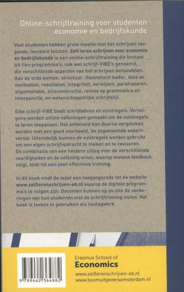 Grote foto zelf leren schrijven voor economie en bedrijfskunde boeken overige boeken