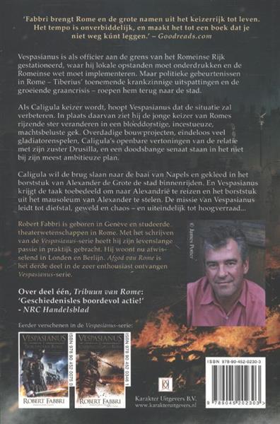Grote foto afgod van rome vespasianus 3 boeken thrillers