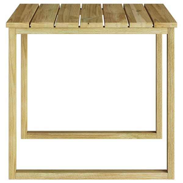 Grote foto vidaxl zonnebed tafel bruin 50 5 x 50 5 x 46 cm tuin en terras tuinmeubelen