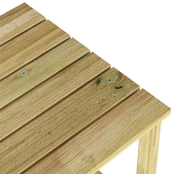 Grote foto vidaxl zonnebed tafel bruin 50 5 x 50 5 x 46 cm tuin en terras tuinmeubelen