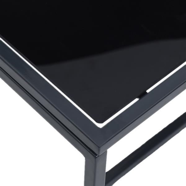 Grote foto vidaxl ligstoelen met tafel 3 pcs zwart en antraciet 197 x 54 x 86 cm tuin en terras tuinmeubelen
