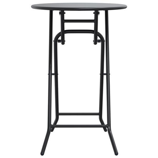 Grote foto vidaxl tuinstafel antraciet 50 x 50 x 72 cm staal tuin en terras tuinmeubelen