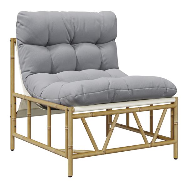 Grote foto vidaxl tuinstoel 2 pcs lichtgrijs 75 x 75 x 71 cm staal tuin en terras tuinmeubelen