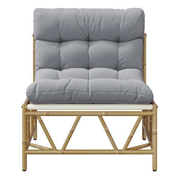 Grote foto vidaxl tuinstoel 2 pcs lichtgrijs 75 x 75 x 71 cm staal tuin en terras tuinmeubelen