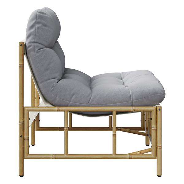 Grote foto vidaxl tuinstoel 2 pcs lichtgrijs 75 x 75 x 71 cm staal tuin en terras tuinmeubelen