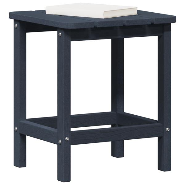Grote foto vidaxl adirondack zij tafel marineblauw 38 x 38 x 46 cm hdpe tuin en terras tuinmeubelen